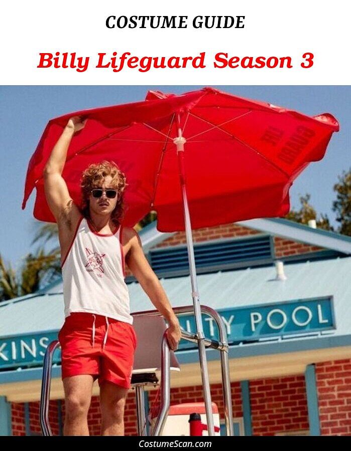 Billy Lifeguard Season 3 costume