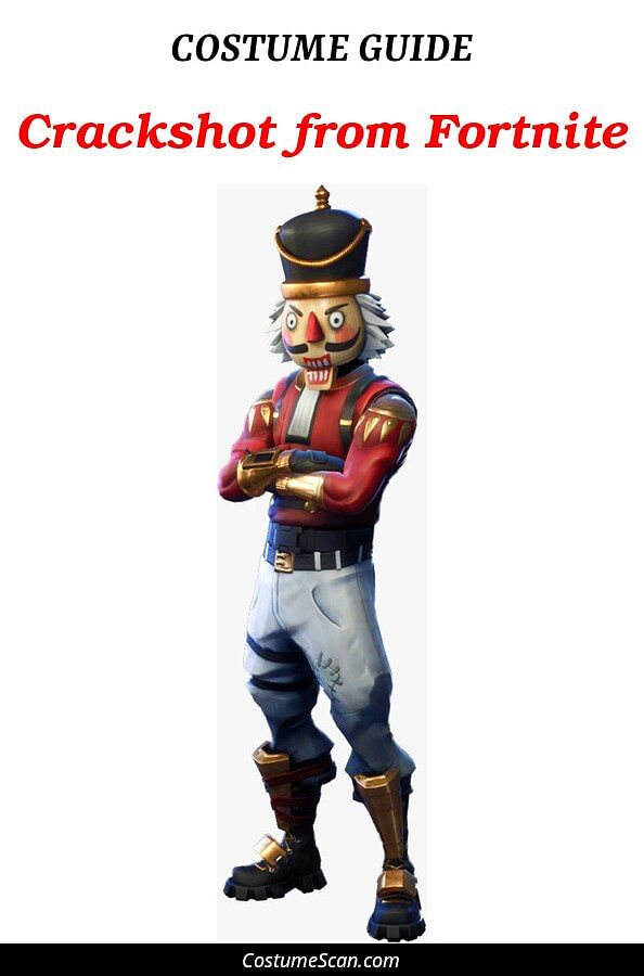 Crackshot from Fortnite costume