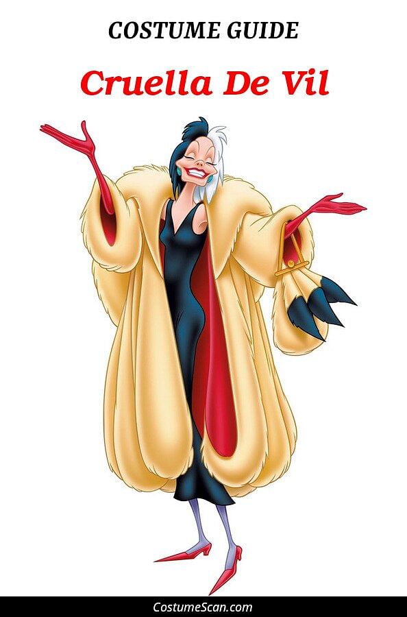 Cruella De Vil costume