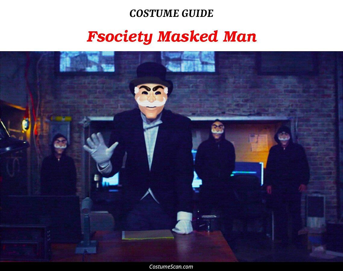 Fsociety Masked Man costume