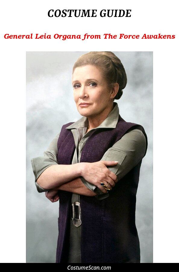 General Leia Organa from The Force Awakens costume