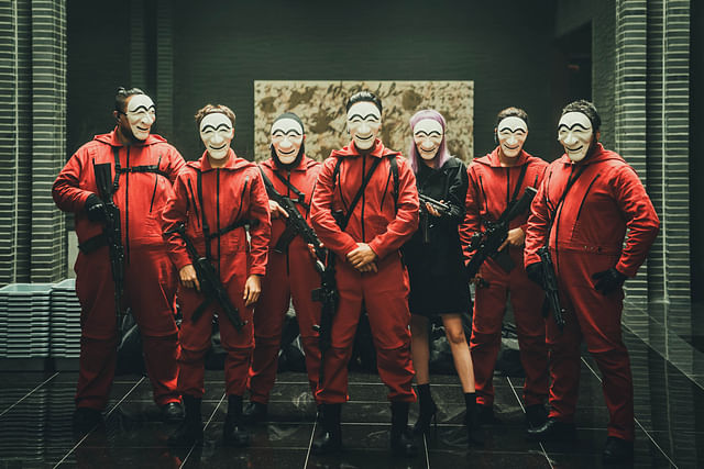 About Money Heist Robbers Hostages