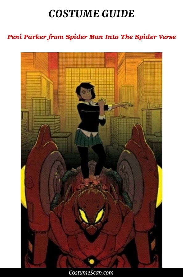 Peni Parker from Spider Man Into The Spider Verse costume