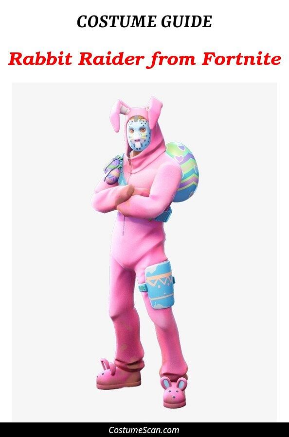 Rabbit Raider from Fortnite costume