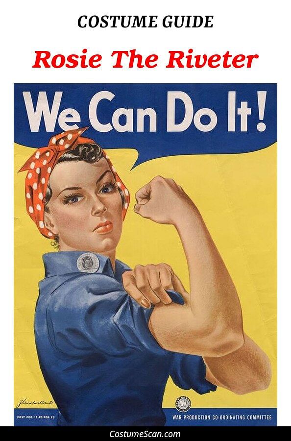 Rosie The Riveter costume