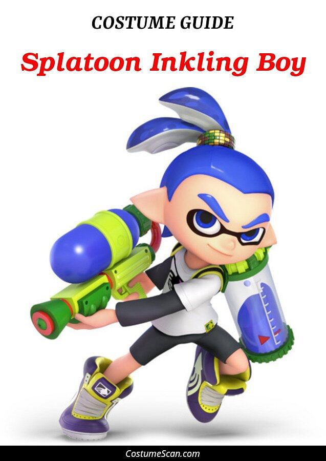 Splatoon Inkling Boy costume