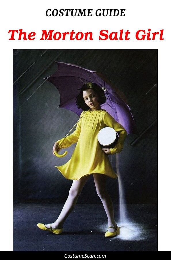 The Morton Salt Girl costume