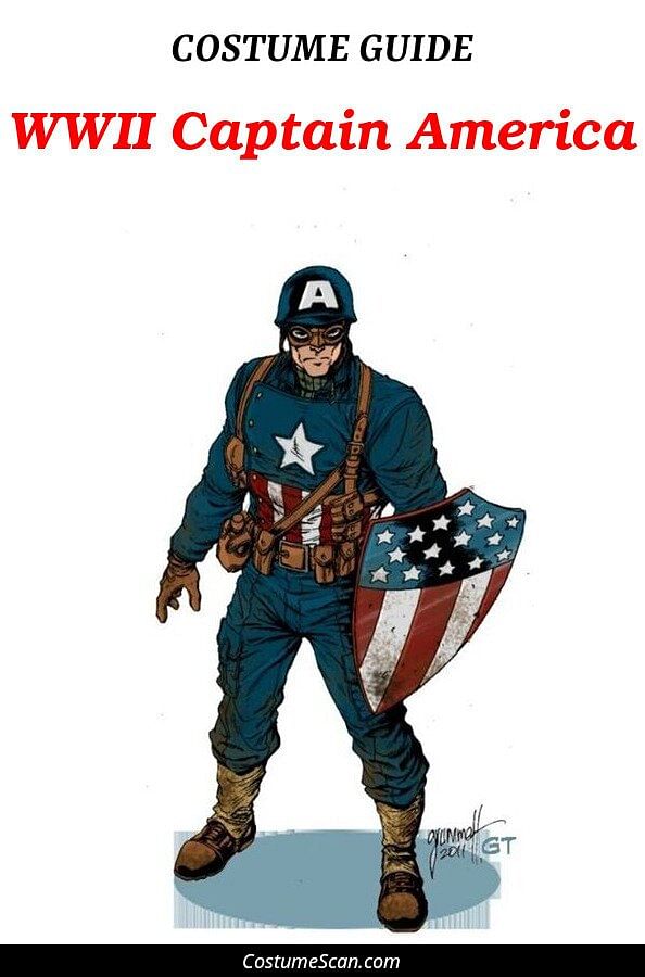 WWII Captain America costume