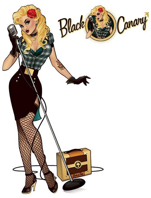 Bombshell Black Canary costume