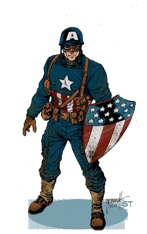 WWII Captain America costume